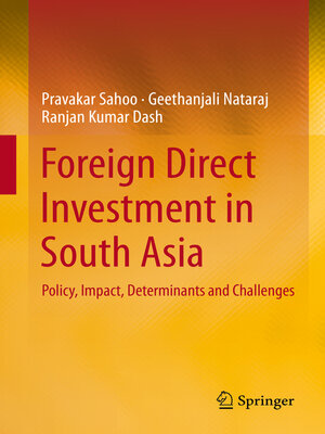 cover image of Foreign Direct Investment in South Asia